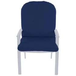 Poduszka na fotel ogrodowy, pojedyńcza sztuka, chabrowa.