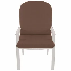 Poduszka na fotel ogrodowy pojedyncza, brązowa.