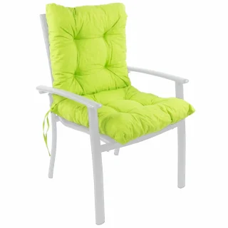 Poduszka na fotel do ogrodu, pojedyncza sztuka, jasnozielona.