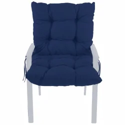 Poduszka na fotel ogrodowy, pojedyncza sztuka, chabrowym.