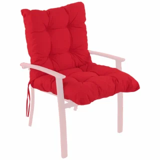 Poduszka na fotel ogrodowy, pojedyńcza sztuka, w kolorze czerwonym.