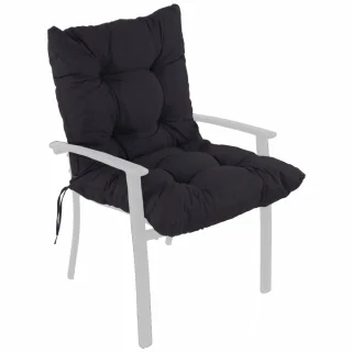 Poduszka na fotel ogrodowy, pojedyncza sztuka, antracyt.