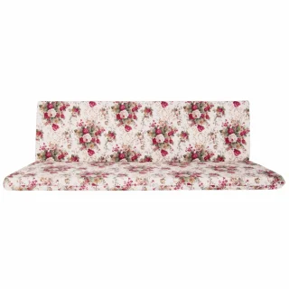 Poduszki ogrodowe 180cm na ławkę, motyw kwiatowy.