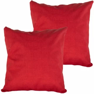 Jaśki / poduszki dekoracyjne do domu / ogrodu 45x45 na suwak komplet Czerwony