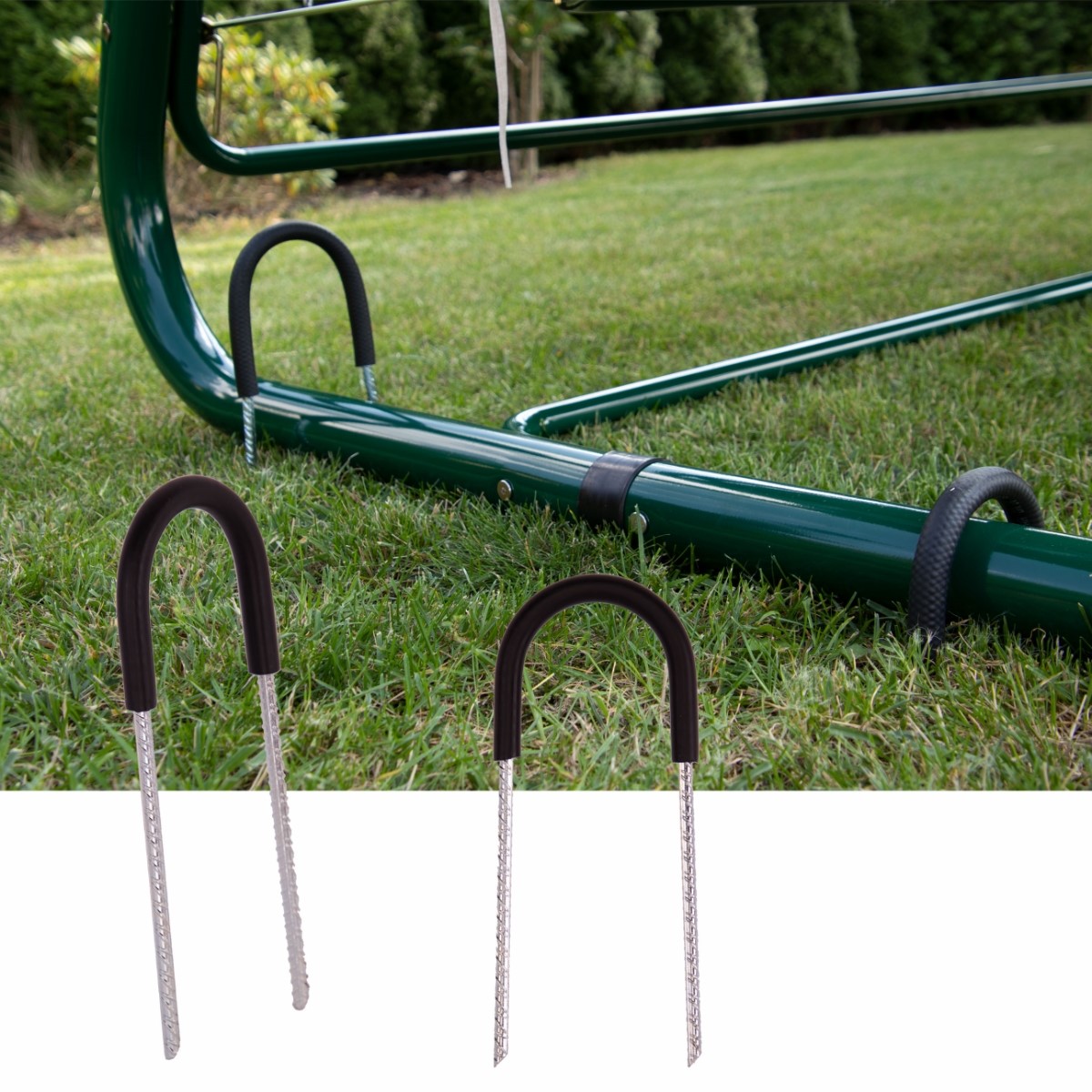 Haki do mocowania Stelaża Huśtawki PREZYDENT (do trawnika)