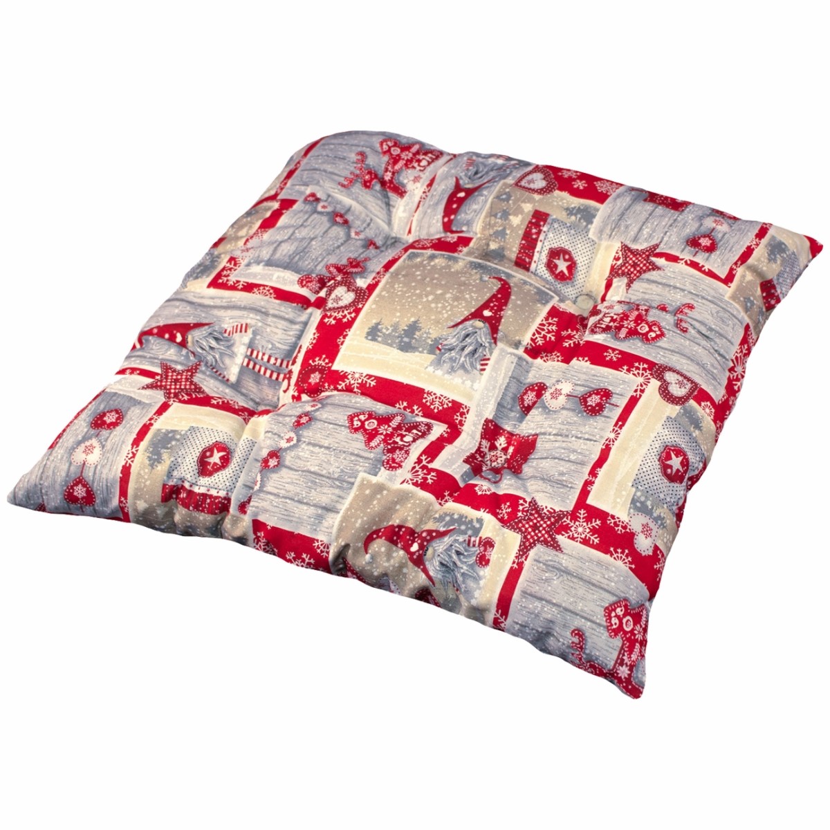 Poduszki pikowane 40x40 na krzesła / taborety 