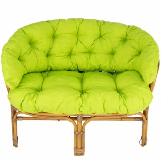Poduszka na sofę Ratanową jednokolorową MALIBU Limonka