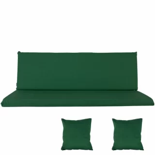 Poduszki na Huśtawkę Ogrodową RAVENNA 180cm + Jaśki Zielone