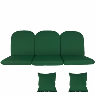 Poduszki Zielone na Huśtawkę Ogrodową BAHAMA RIMINI 180cm + Jaśki 