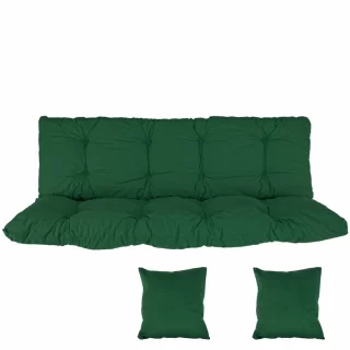 Poduszki na Huśtawkę Ogrodową MALIBU 180cm + Jaśki Zielony